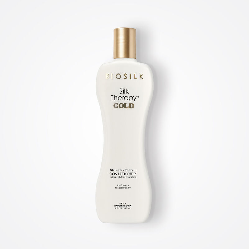 BioSilk Silk Therapy Gold Strength and Restore Conditioner - 12 Ounces, , large image number null